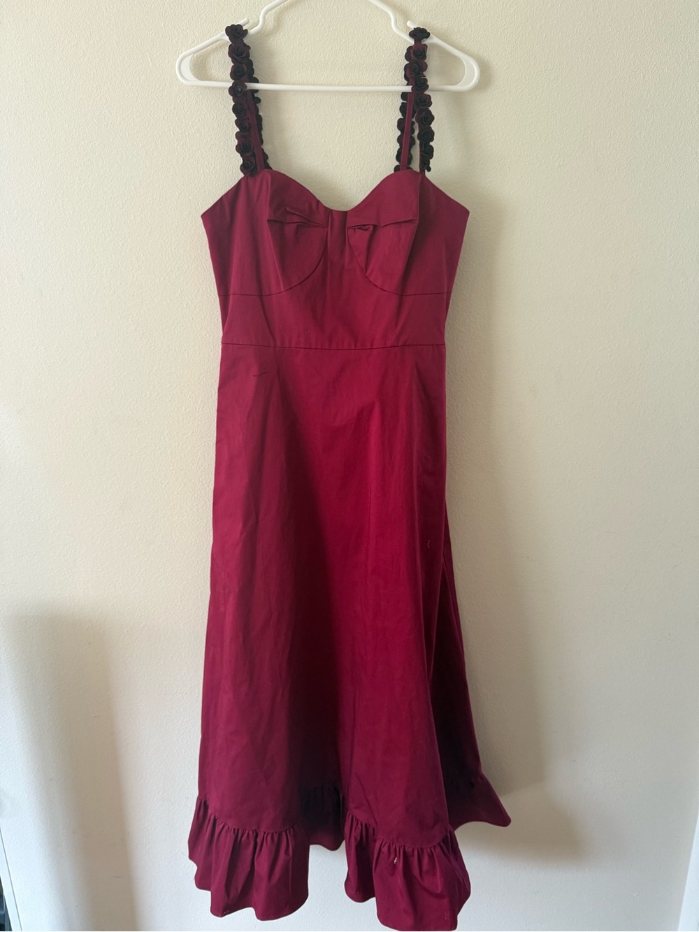 Anthropologie Ruffle-Hem Dress